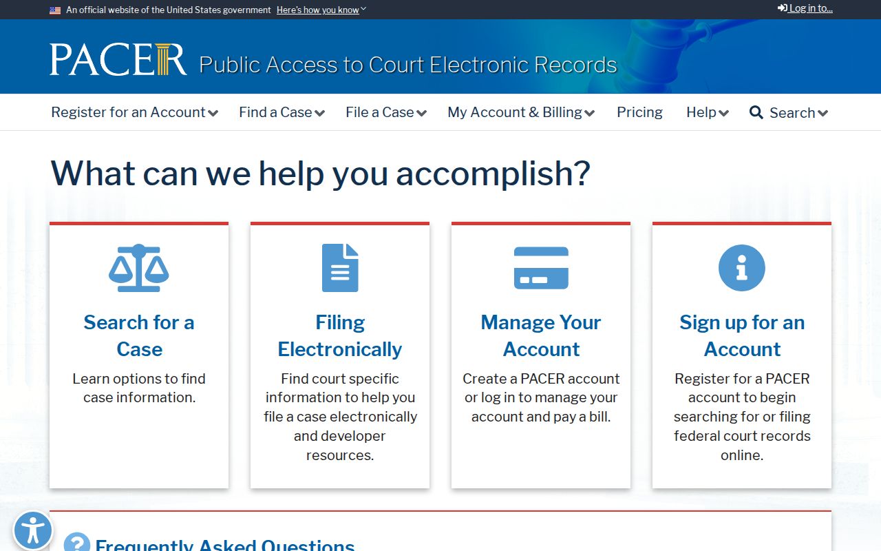 Federal criminal court cases affecting Webster County in PACER